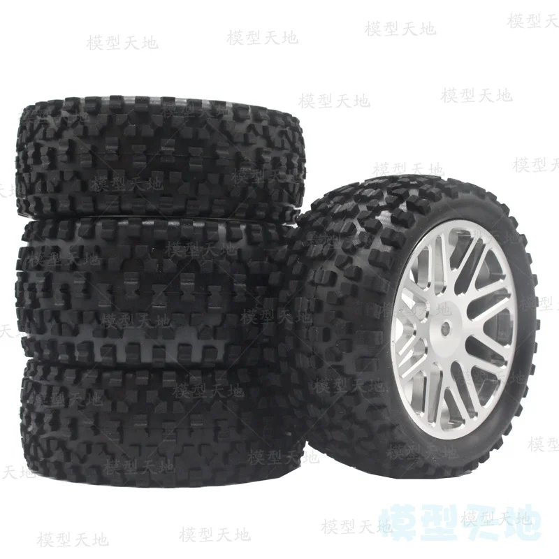 Off-Road RC Tire Set with Aluminum Rims 6 Off-Road RC Tire Set with Aluminum Rims - Image 6