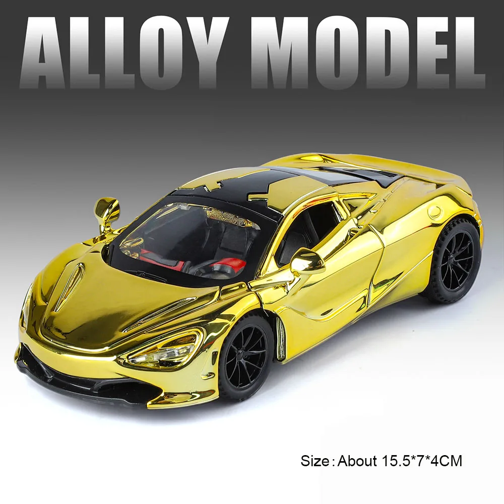 Vibrant Orange 1:32 Diecast Alloy Car Model 8 Vibrant Orange 1:32 Diecast Alloy Car Model - Image 8