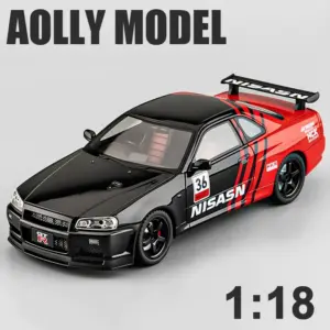 1:18 Scale Nissan GT-R R34 Diecast Model