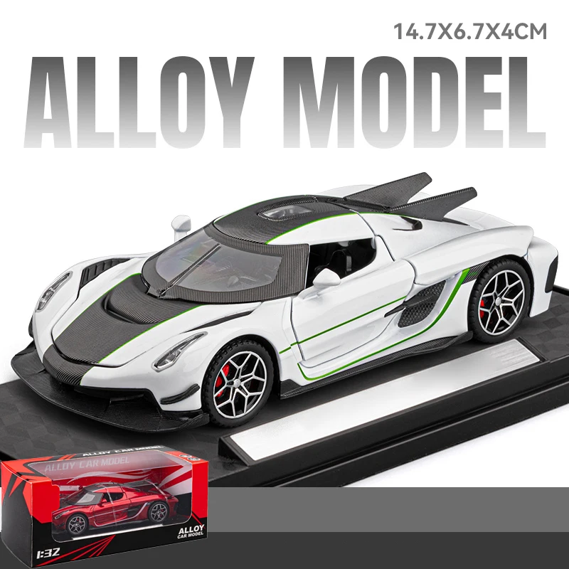 1:32 Scale Diecast Supercar Model in Multiple Colors 7 1:32 Scale Diecast Supercar Model in Multiple Colors - Image 7