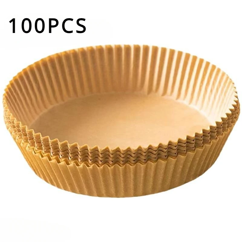 Natural Unbleached Air Fryer Paper Liners 50-100 Pack 7 Natural Unbleached Air Fryer Paper Liners 50-100 Pack - Image 7