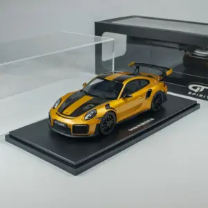 1:18 Porsche 911 GT2RS Resin Model with Gold Finish