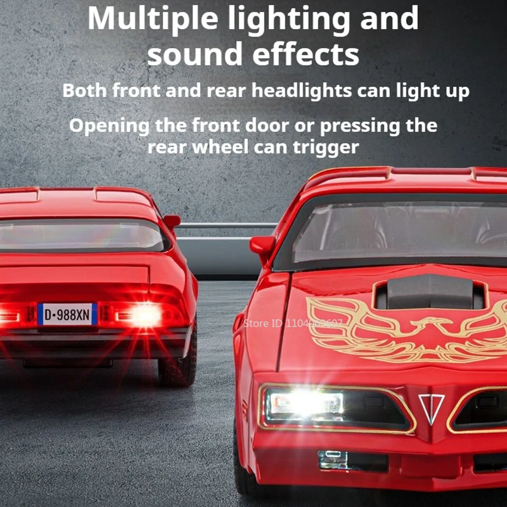 1:32 Scale Firebird Charger Model Toy 3 1:32 Scale Firebird Charger Model Toy - Image 3