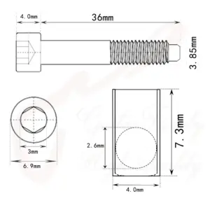 Titanium Alloy Guitar Locking Screw Set for 6-8 Strings 15 Sa635c8a2102a4ee9b7e1f7c9630eef034