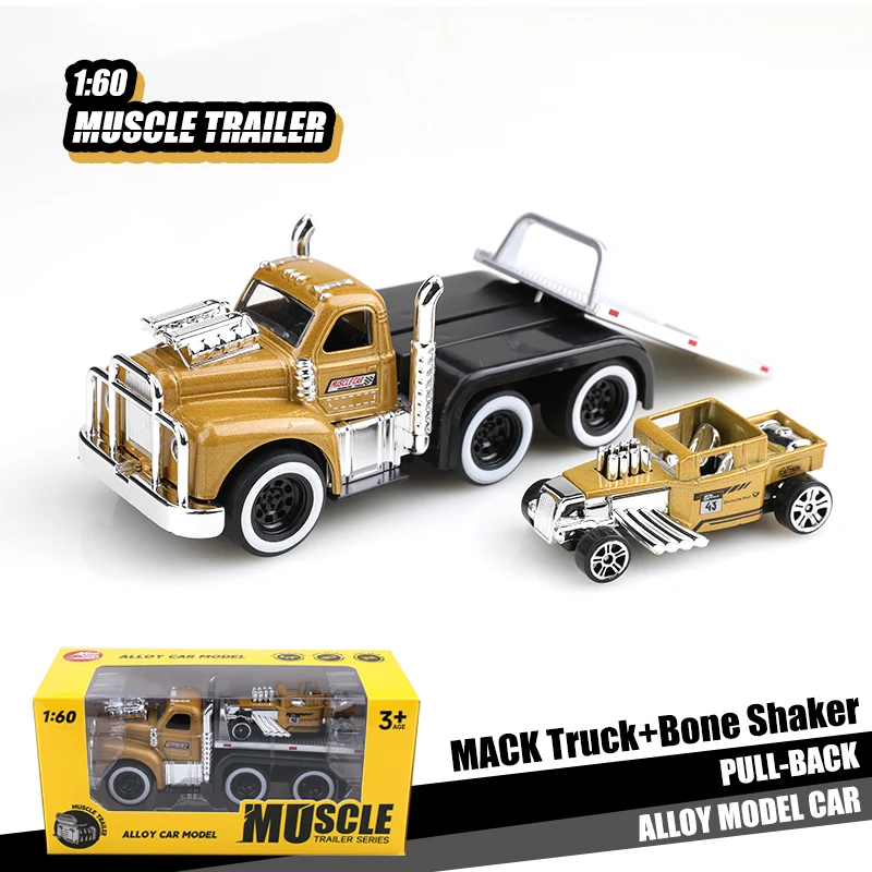 Vintage Die-Cast Truck Set 1:60 Scale in Red 8 Vintage Die-Cast Truck Set 1:60 Scale in Red - Image 8