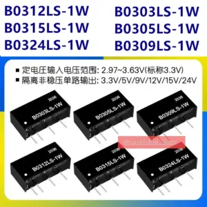 Black DC-DC Isolated Power Supply Modules Collection