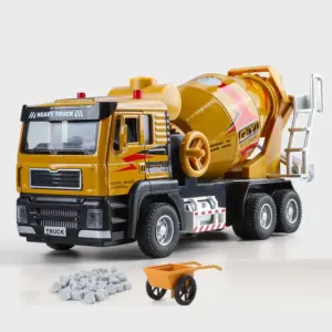 Vibrant Yellow and White Toy Mixer Truck 16 Sa7844f95acc9493a91f463bd6731bf640
