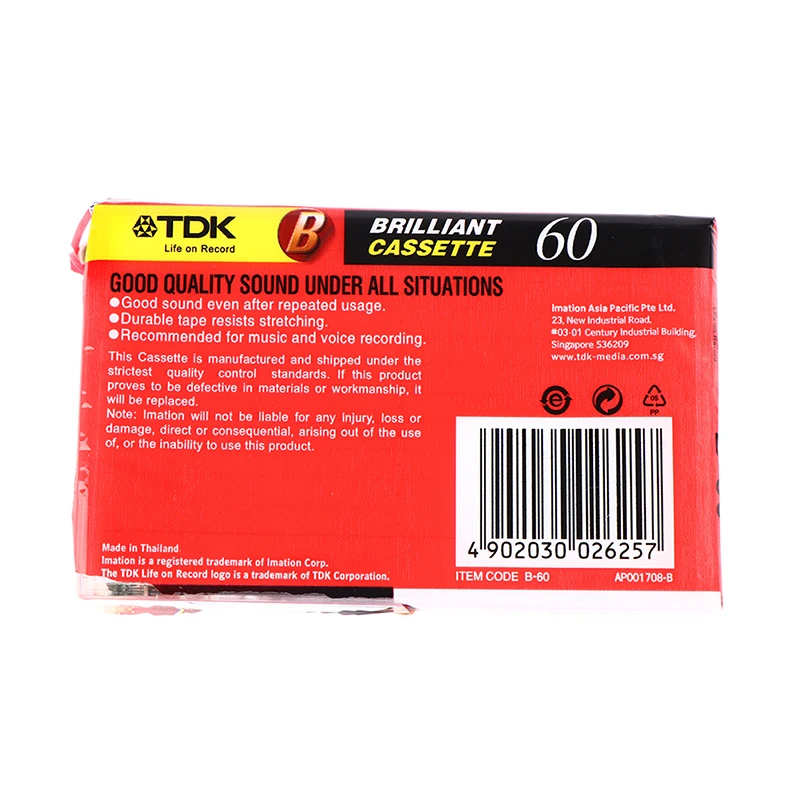 Set of 10 TDK Brilliant Cassette Tapes 60 Min 2 Set of 10 TDK Brilliant Cassette Tapes 60 Min - Image 2