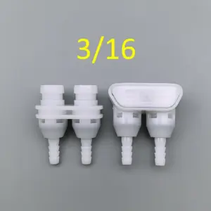 Double-Ended CPC Fluid Connector with Check Valve 16 Sa7a5cacf962f48f69fa7df827c1452c0F