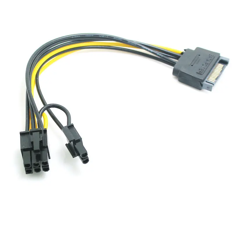 SATA to 8-Pin GPU Power Splitter 18cm 2 SATA to 8-Pin GPU Power Splitter 18cm - Image 2