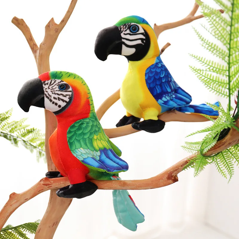 Vibrant 25cm Plush Parrot for Decor or Collecting 2 Vibrant 25cm Plush Parrot for Decor or Collecting - Image 2