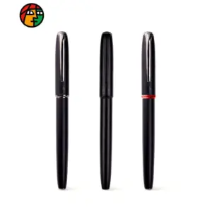 Pimio 916 Matte Black Fountain Pen with Customizable Nib