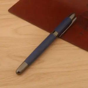 Blue-Grey Metal Ballpoint Pen with 0.5mm Tip 15 Sab2a758dba8546c0977f3573d446cbe1w