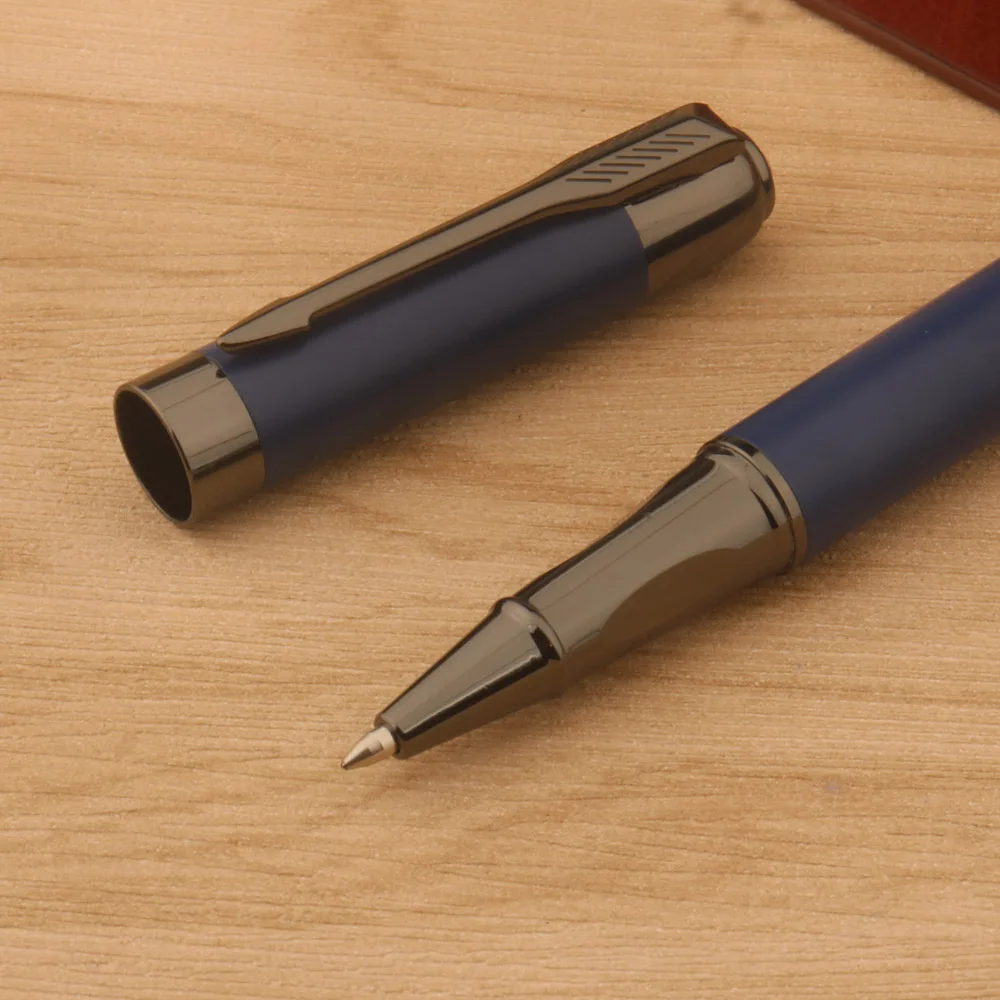 Blue-Grey Metal Ballpoint Pen with 0.5mm Tip 2 Blue-Grey Metal Ballpoint Pen with 0.5mm Tip - Image 2