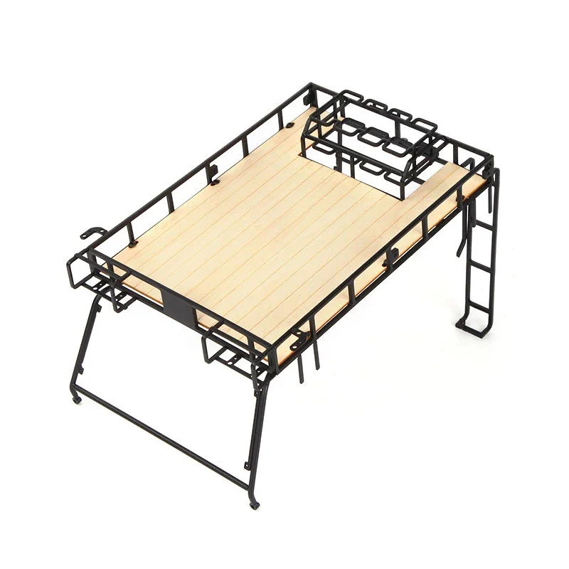 RC 1/10 Scale Metal Roof Luggage Rack for Off-Road Vehicles 2 RC 1/10 Scale Metal Roof Luggage Rack for Off-Road Vehicles - Image 2