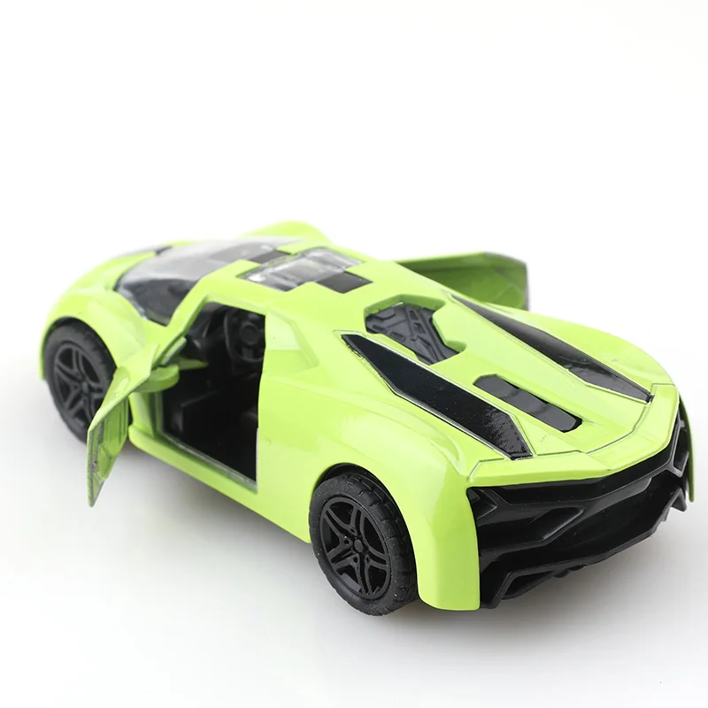 1:36 Scale Diecast Race Car in Green or Grey 4 1:36 Scale Diecast Race Car in Green or Grey - Image 4