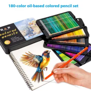Vibrant 180-Color Oil-Based Colored Pencil Set 8 Sad5a82fc8d3d4ac28a924f5c880887afG