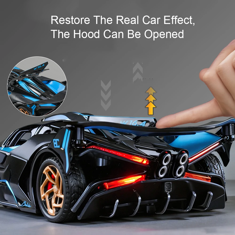 1:32 Scale Supercar Model with Lights and Sound 5 1:32 Scale Supercar Model with Lights and Sound - Image 5