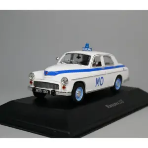 New Diecast 1:43 Warszawa 223 Police Alloy Car Model Adult Classic Collection Static Display Boy Toys