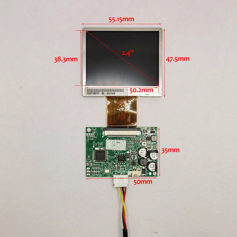 2.4-Inch TFT LCD Display Module with RCA Input 2 2.4-Inch TFT LCD Display Module with RCA Input - Image 2
