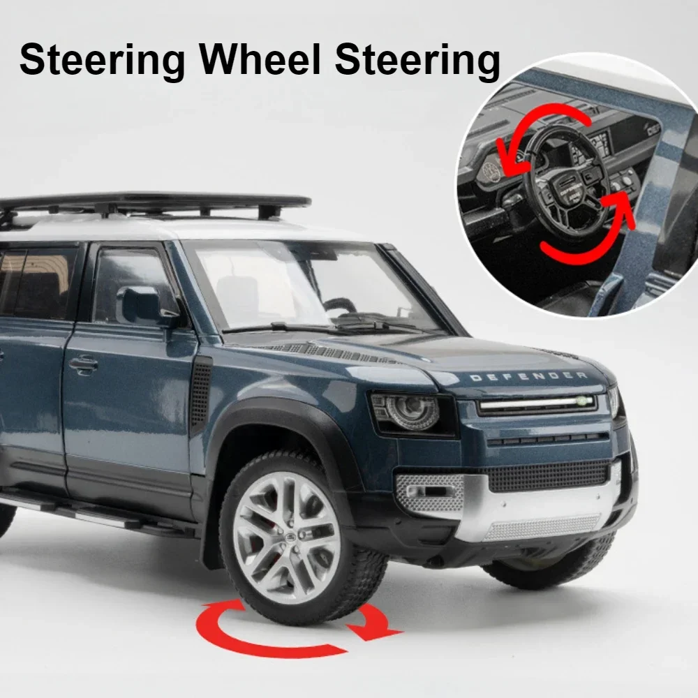 Land Rover Defender Range Rover Diecast Model 4 Land Rover Defender Range Rover Diecast Model - Image 4