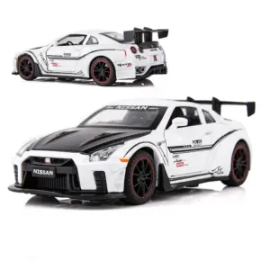 White GTR R35 Diecast Model Car 1:32 Scale 15 Sb09d3ac8a70a469cba337c814ff693d3e