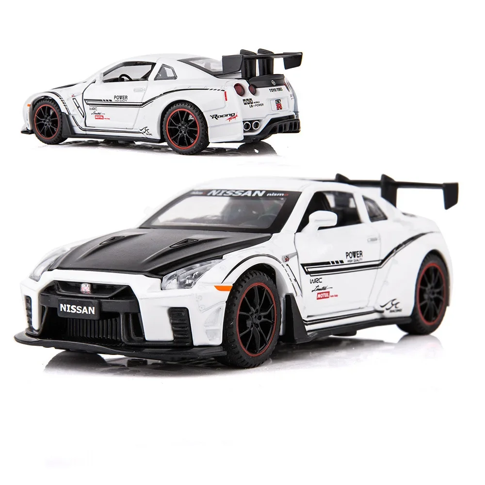 White GTR R35 Diecast Model Car 1:32 Scale 7 White GTR R35 Diecast Model Car 1:32 Scale - Image 7