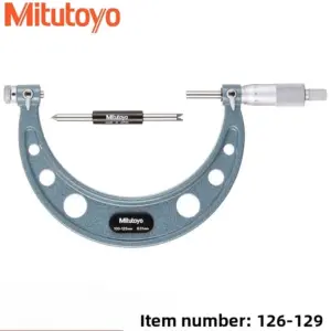 Mitutoyo 126-125/126-126 Precision Micrometer 0-25mm 17 Sb156a91b01484339b85265a1b922e6b5e