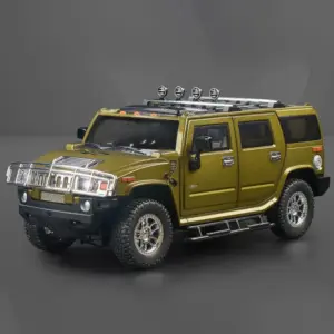 Yellow Hummer H2 Diecast Model 1:18 Scale 18 Sb1737b95c8a0468eab278ec8673b92edq