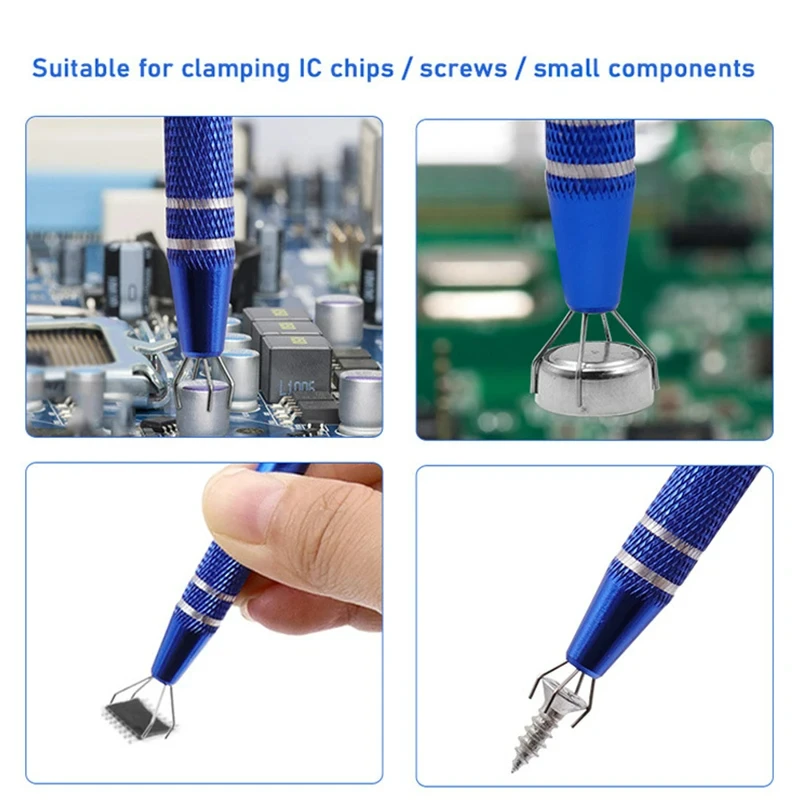 Precision Blue Electronic Component Grabber 123mm 4 Precision Blue Electronic Component Grabber 123mm - Image 4