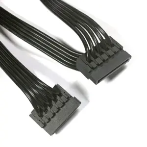 Black 4Pin to 5 SATA Power Splitter Cable 9 Sb21421087f98422db4f4bcf5da337344W