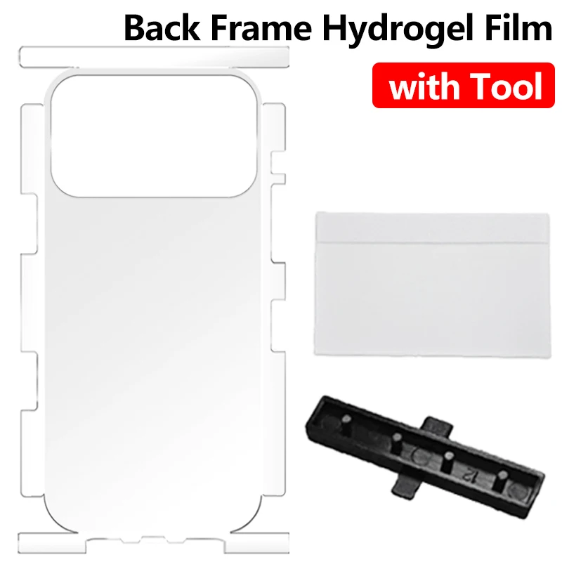 Clear Hydrogel Frame for iPhone 16/17 Series 6 Clear Hydrogel Frame for iPhone 16/17 Series - Image 6