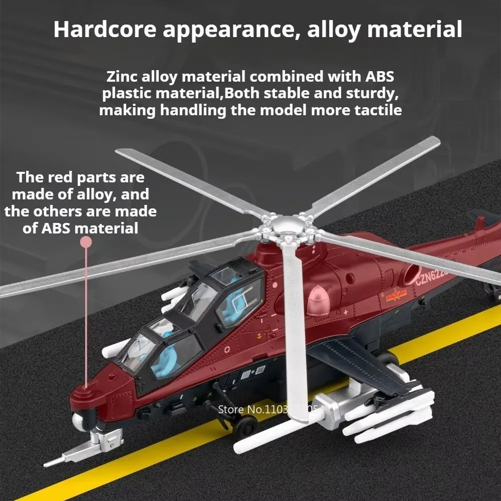 1:52 CAIC Z-10 Military Helicopter Model 4 1:52 CAIC Z-10 Military Helicopter Model - Image 4
