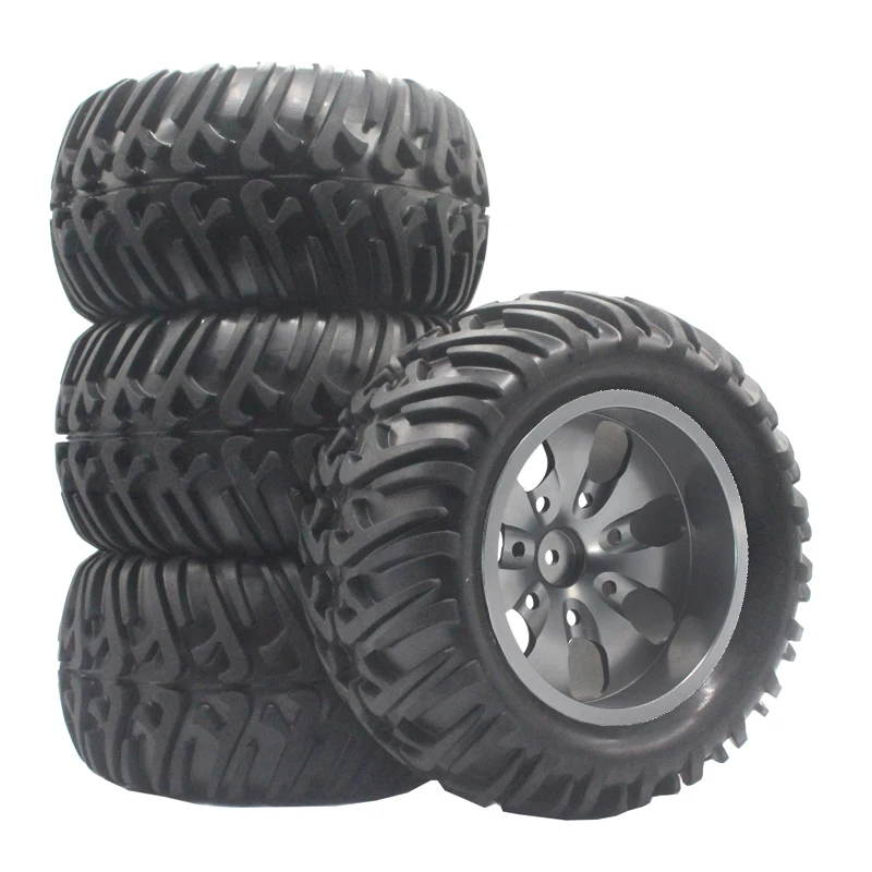 RC Alloy Wheels Set for 1:10 Scale Vehicles 3 RC Alloy Wheels Set for 1:10 Scale Vehicles - Image 3
