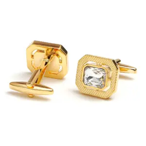 Elegant Square Men's Cufflinks with Faceted Gem 14 Sb490e95a610e43d3bd70dd26b2ddd5b2C