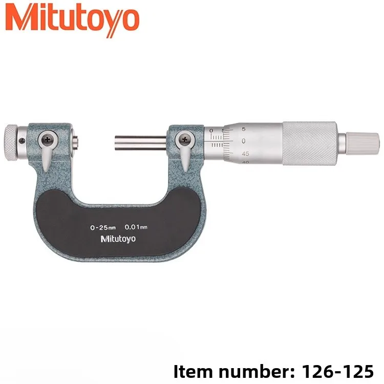 Mitutoyo 126-125/126-126 Precision Micrometer 0-25mm 9 Mitutoyo 126-125/126-126 Precision Micrometer 0-25mm - Image 9