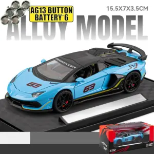 Green Lamborghini Aventador SVJ63 Diecast Model 18 Sb4c50698d5cf4a8790164436389b63c9q