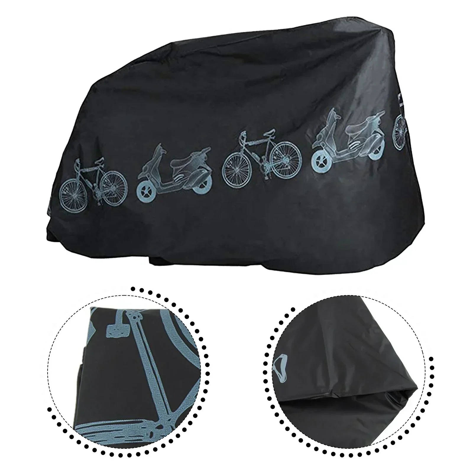 Waterproof Bike Cover 200x100cm for Outdoors 2 Waterproof Bike Cover 200x100cm for Outdoors - Image 2