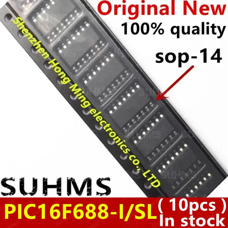 Set of 10 PIC Microcontroller Chips SOP-14 3 Set of 10 PIC Microcontroller Chips SOP-14 - Image 3