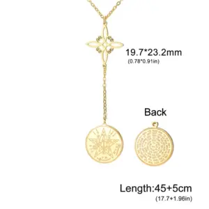 Stainless Steel Tetragrammaton Necklace 17 Sba0ef4133f5a4fd397413b73e1a130e33