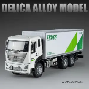1:32 Alloy Diecast Transport Truck Model 18 Sba2961d3c1624a749889f40e678fb7d2E