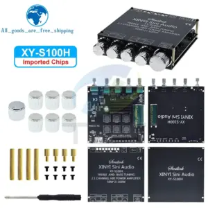 Bluetooth 5.0 Stereo Amplifier Module 50W x 2, 100W Sub 10 Sbb11ead7a3f24790bf9abcf0cb6814c5k