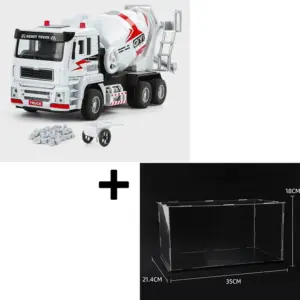 Vibrant Yellow and White Toy Mixer Truck 18 Sbbf339fc21ce4bfe95f9e6eca2c56d7ej