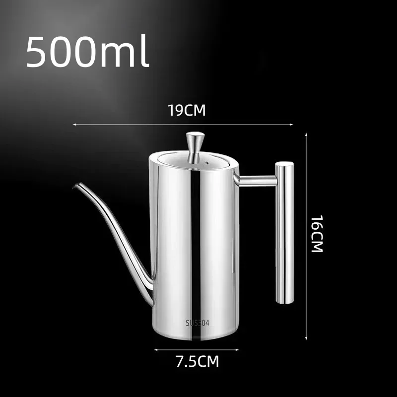 Stainless Steel Oil Dispenser Pot 500ml/700ml 6 Stainless Steel Oil Dispenser Pot 500ml/700ml - Image 6