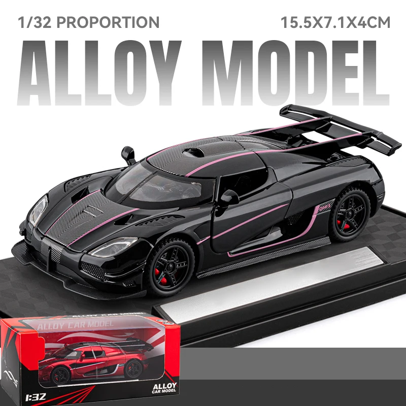 Red 1:32 Diecast Sports Car Model 9 Red 1:32 Diecast Sports Car Model - Image 9