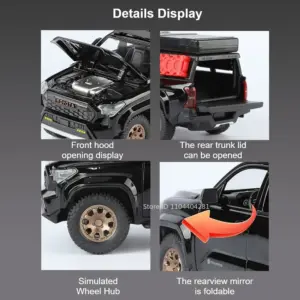 1:24 Toyota Tacoma Diecast Model 13 Sbcef81b3017d481f8f1859d80f6d24dcJ