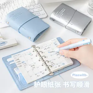 Minimalist Blue Mini Notebook by Planwith