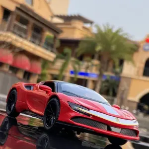 Ferrari SF90 Stradale 1:32 Diecast Model in Red
