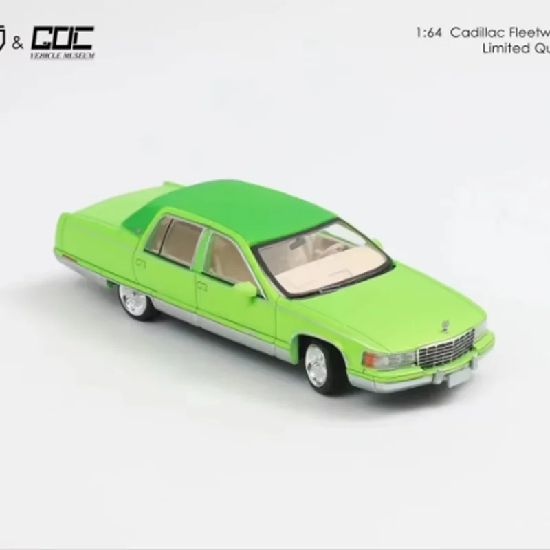 Vibrant Lime Green 1:64 Cadillac Diecast Model 4 Vibrant Lime Green 1:64 Cadillac Diecast Model - Image 4