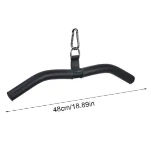 Black Fitness Straight Bar for Home Gym Training 15 Sc02a122cfbb94cf790df1fe7477f0eefy